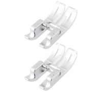 VGOL 2x Prensatelas en Zigzag de 6 Mm para Máquinas de Coser Compatible con PFAFF Modelos con IDT 0