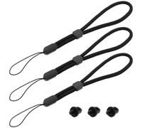 VGOL 3 Juegos de Soporte de Tornillo para Correa para El Cuello Cámara de 1/4 con Cuerda para Colgar Ajustable Compatible con Sony Compatible con Fuji DSLR Compatible con dji Osmo Action