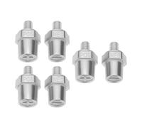 VGOL 3 Pares de Conectores Terminales Batería Zinc Macho con Rosca M8 Adaptadores Postes Carga Positivo Y Negativo para Extensión de Batería Y Carga de Automóviles Y Embarcaciones