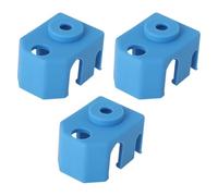 VGOL 3 Piezas Cubierta Silicona para Calcetines Bloque Calefactor Cubierta Protectora Silicona Impresora 3D Compatible con El Bloque Calefactor Del Extrusor Hotend Phaetus Dragon Azul
