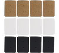 VGOL 300 tarjetas de exhibición de pendientes de papel kraft para pendientes de mini clip para el pelo, tarjetas de exhibición de pendientes de papel, soporte para exhibición y organización