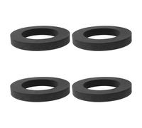 VGOL 4 arandelas de espuma plana de 92 x 55 x 12 mm, repuesto PP0034 sello compatible con Viva de 1 1/2 pulgadas para conexión de cisterna de inodoro y bandeja