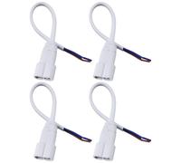 VGOL 4 cables de alimentación con conector de tubo LED de 2 pines de 15 cm para lámpara de techo hexagonal T5 de panal