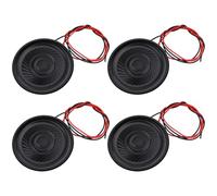 VGOL 4 Minialtavoces de 36 Mm 8 ? 0,5 W Y Cable de 10 Cm para Timbres MP3 Alarmas Y Juguetes.