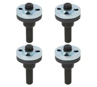 VGOL 4 Piezas Adaptador de Biela para Amoladora Angular M10 53 X 30mm Adaptador de Mandril de Taladro Eléctrico de Acero de Alta Velocidad para Disco de Corte Disco de Pulido Y Esponja de Pulido