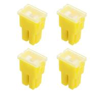 VGOL 4 Piezas Caja de Terminales Hembra de Fusible Fusible de Cartucho de Ajuste A Presión de 32 V 60A para Reemplazar Fusibles de Cartucho en Automóviles Y Camiones Amarillo