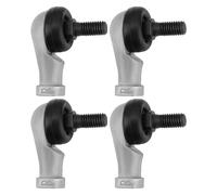 VGOL 4 piezas M8 x 1.25 rosca derecha rótula junta angular junta de rodamiento de acero galvanizado macho extremo de varilla rótula rótula