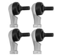 VGOL 4 Piezas M8x1,25 Junta Esférica con Rosca Derecha E Izquierda Junta Angular Cojinete de Unión Junta Esférica de Acero Galvanizado Extremo de Varilla Macho Cojinete de Unión Esférica