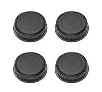 VGOL 4 Tapas Paquete Lente Trasera de Repuesto PK Cubierta Protectora de Plástico para Lente de Cámara Trasera Compatible con Pentax K Lentes Cámaras DSLR con Montura