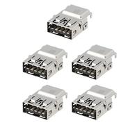 VGOL 5 Conectores USB 3.0 Hembra Tipo A de 9 Pines Compatibles con Puertos de Carga USB de Repuesto para Portátiles Y Notebooks