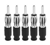 VGOL 5 Juegos de Conectores Macho para Radio Estéreo de Coche DIN Que Se Adaptan A La Mayoría de Los Tipos de Conectores de Antena de Radio de Coche Antiguos Puertos de Antena Enchufe DIN