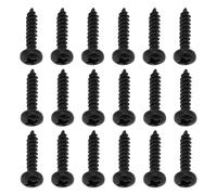 VGOL 50 Piezas Afinador de Guitarra Tornillos de Montaje de Cabezal de Máquina M2x10mm Afinadores de Guitarra de Metal para Bajo de Guitarra Eléctrica Acústica Negro