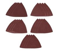 VGOL 50 Piezas de Accesorios para Herramientas Múltiples Papel de Lija Triangular de 80 × 80 Mm Grava 40/60/80/120/240 Papel de Lija de Repuesto Rápido Compatible con Dewalt Compatible con Bosch