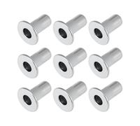 VGOL 50 Tuercas Remachables de Cabeza Extragrande de Acero M6 para Fijar Paneles Interiores de Plástico Y Carrocería de Fibra de Vidrio.