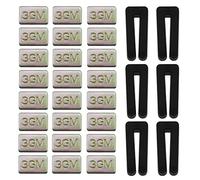 VGOL 6 Unidades ventilador de techo Blade Equilibrio Kit Kit de Equilibrio de Ventilador Incluyendo 6 Uds Plástico Ventilador Equilibrio Clip y 18 Uds Metal Adhesivo 3G Peso