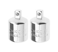 VGOL Adaptador de enchufe hembra de 1/2 pulgada a macho de 1/4 pulgadas, adaptador de enchufe de acero al cromo vanadio y accesorios reductores para maquinaria industrial, trabajos de construcción