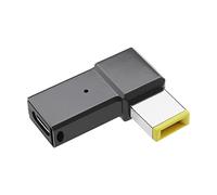 VGOL Adaptador USB C a Punta Delgada de Repuesto Compatible con Lenovo Compatible con ThinkPad Serie T/Z Series/E Series/X Series PD convertidor de Carga rápida