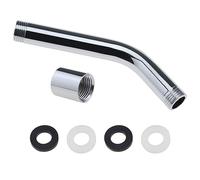 VGOL Brazo de ducha de mano universal G1/2 pulgadas, manguera extra, codo de extensión de brazo de ducha, cabezal de ducha de acero inoxidable, adaptador de codo para el hogar