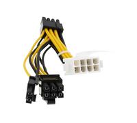 VGOL Cable de conexión de alimentación GPU de 8 pines a dos de 6+2 pines CBL-PWEX-1040 compatible con plataforma de servidor Supermicro