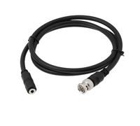 VGOL Cable de extensión de audio adaptador hembra a BNC macho de 3,5 mm RG59U para antena de radio, 1 m