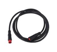 VGOL Cable de extensión de Bicicleta eléctrica de 2 Pines Hembra a 2 Pines Macho, Enchufe Impermeable para Motor de Bicicleta eléctrica/luz de Piezas de Bicicleta eléctrica Cable de extensión de 1 m