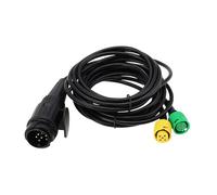 VGOL Cable de Remolque de 8 Pines A Enchufes de 2X5 Pines Juego de Lámparas de 3,5 M Línea Dedicada Cable de Cobre de 5 X 0,5 para Enchufe de Cable de Alimentación Modificado para Remolque Y Camión