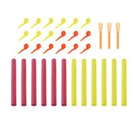 VGOL Cebo de Pesca Palos de Espuma Zig Aligna Kit de Pesca Zig Foam Cebo de Pesca Palos de Espuma para Aparejos de Pesca de Carpa Accesorios de Pesca Paquete de 33 Piezas