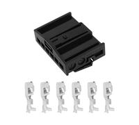 VGOL Conector de Luz Trasera de 6 Pines con Terminales Compatible con BMW E84 E90 Vehículos Reemplazo de Conector 63214871731 7154153 6984754