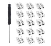 VGOL Conector de Tira de Luz LED de Un Solo Color de 15 Piezas 8 Mm 2 Pines 13,4 X 11,5 X 6,5 Mm para Conexión de Cable COB SMD de 5 V 12 V Y 24 V 18 AWG 20 AWG Y 22 AWG