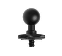 VGOL Convertidor de Cabeza Bola 17 Mm Cabeza de Tornillo/Rosca 1/4 para Almohadilla de Monitor de Automóvil GPS Base Montaje de Bola para Teléfono Celular Soporte de Cámara Fotografía Panorámica