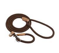 VGOL Correa para Perros Correa Antideslizante Cuerda Trenzada Duradera para Mascotas Entrenamiento Fuerte Tráfico Correa para Caminar para Perros Grandes Medianos Cachorros Pequeños Marrón