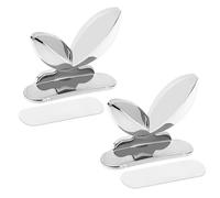 VGOL Elevador de asiento de inodoro con adhesivos acrílicos ABS para tapa de inodoro, accesorios para el hogar, tapa de inodoro de hotel, color plateado