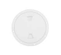 VGOL Escotilla de Inspección de Cubierta de Barco Redonda Blanca de 8" con Tapa Extraíble Compatible con Acceso A RV Marino con Apertura de 204 Mm