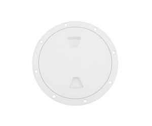 VGOL Escotilla de Inspección de Cubierta de Barco Redonda Blanca de 8" con Tapa Extraíble Compatible con Acceso A RV Marino con Apertura de 204 Mm