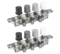 VGOL Interruptor de botón de velocidad para ventilador de piso, 2 unidades, 4 llaves, 3 niveles, compatible con Midea, 10,2 x 6,6 x 1,3 cm