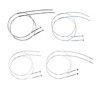 VGOL Juego completo de 8 cuerdas para violín E/A/D/G, núcleo de acero adecuado para cuerdas de acero de tamaño 1/2, 1/4, 1/8 con cabeza de bola chapada en níquel