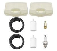 VGOL Juego con 8 piezas de filtro de aire 503814501 503814502 503814503 compatible con Husqvarna 362 365 371 372 372XP motosierra herramientas eléctricas de jardín