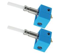 VGOL Juego de 2 Boquillas Hotend de Cabezal de Impresión de 0,4 Mm con Calcetín de Silicona Compatible con Anycubic Kobra Y Compatible con Kobra 3D Impresoras NEO Accesorios Hot End Kit