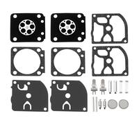 VGOL Juego de 2 Kits de Reparación Y Reconstrucción de Carburador Compatibles con ZAMA RB-129 C1M-W26 C1M-W26A C1M-W26B C1M-W26C C1M-W47 Compatible con Poulan Pro