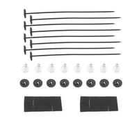 VGOL Juego de 2 Ventiladores universales para Ventilador eléctrico de Coche para 7 Pulgadas, 9 Pulgadas, 10 Pulgadas, 12 Pulgadas, 14 Pulgadas y 16 Pulgadas, Ventilador eléctrico Delgado de plástico