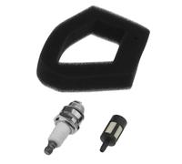 VGOL Juego de 3 filtros de aire CMR5H Kit de esponja de filtro de bujía compatible con Honda GX35 Accesorios de repuesto para motor de recortadora de cuerdas