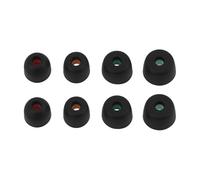VGOL Juego de 4 Pares de Tapones de Silicona Negros para Los Oídos Tallas XS/S/M/L Compatible con Sony WF-1000XM5 XM4 XM3 Auriculares
