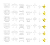 VGOL Kit de 5 Clips Panel Lateral Compatible con 190er W201 190E 190D A0069883578 0019885081 0019885181 Sujetadores Retenedor de Moldura de Moldura de Tarjeta Lateral de Puerta