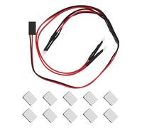 VGOL Kit de Faros Y Luces Traseras LED Compatibles con TRX4M 1/18 RC Crawler Car Luces Delanteras Blancas Y Traseras Rojas