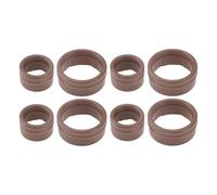 VGOL Kit de juntas de aire acondicionado, 8 unidades, junta tórica, anillo de sellado de compresor de diámetro interior de 10,6 mm/17 mm, compatible con Renault Grand Scenic II/Megane II/Scenic II,