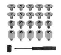 VGOL Kit de montaje de tornillos M.2 SSD NVMe para placa base de PC, compatible con placas base ASUS con perno y destornillador, piezas de computadora