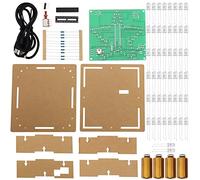 VGOL Kit de soldadura electrónica DIY en forma de estrella Proyecto LED de práctica de soldadura Conjunto de circuitos PCB con caja y cable USB para principiantes de soldadura