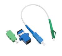 VGOL LC/APC-SC/UPC - Cable de conexión de fibra óptica - puente simplex monomodo - 20CM con adaptadores y acopladores