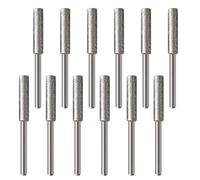 VGOL - Lote de 12 brocas para afilar (4,0 mm, piedra de molienda, afilado, pulido para motosierra amoladora u otra herramienta giratoria