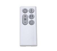 VGOL Mando A Distancia Repuesto Ventilador Ventilador Eléctrico Sin Aspas Mando A Distancia Compatible con Ventilador Dyson BP01 Pure Cool Me 78,1 X 32,3 Mm Color Plateado Pilas No Incluidas